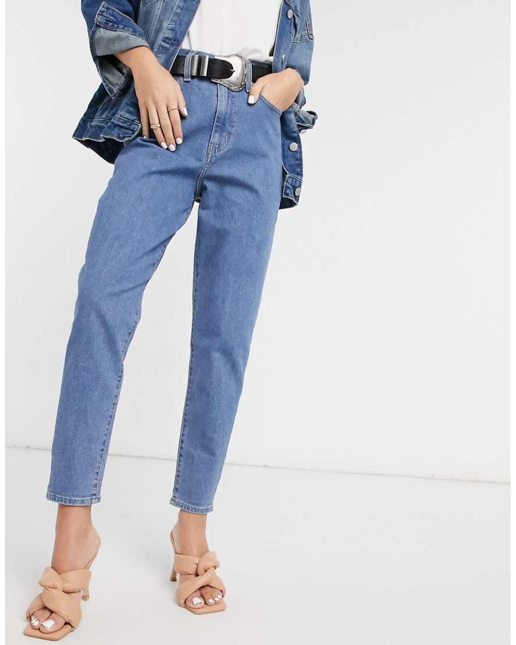 Levi's Blue High Waisted Taper Jean