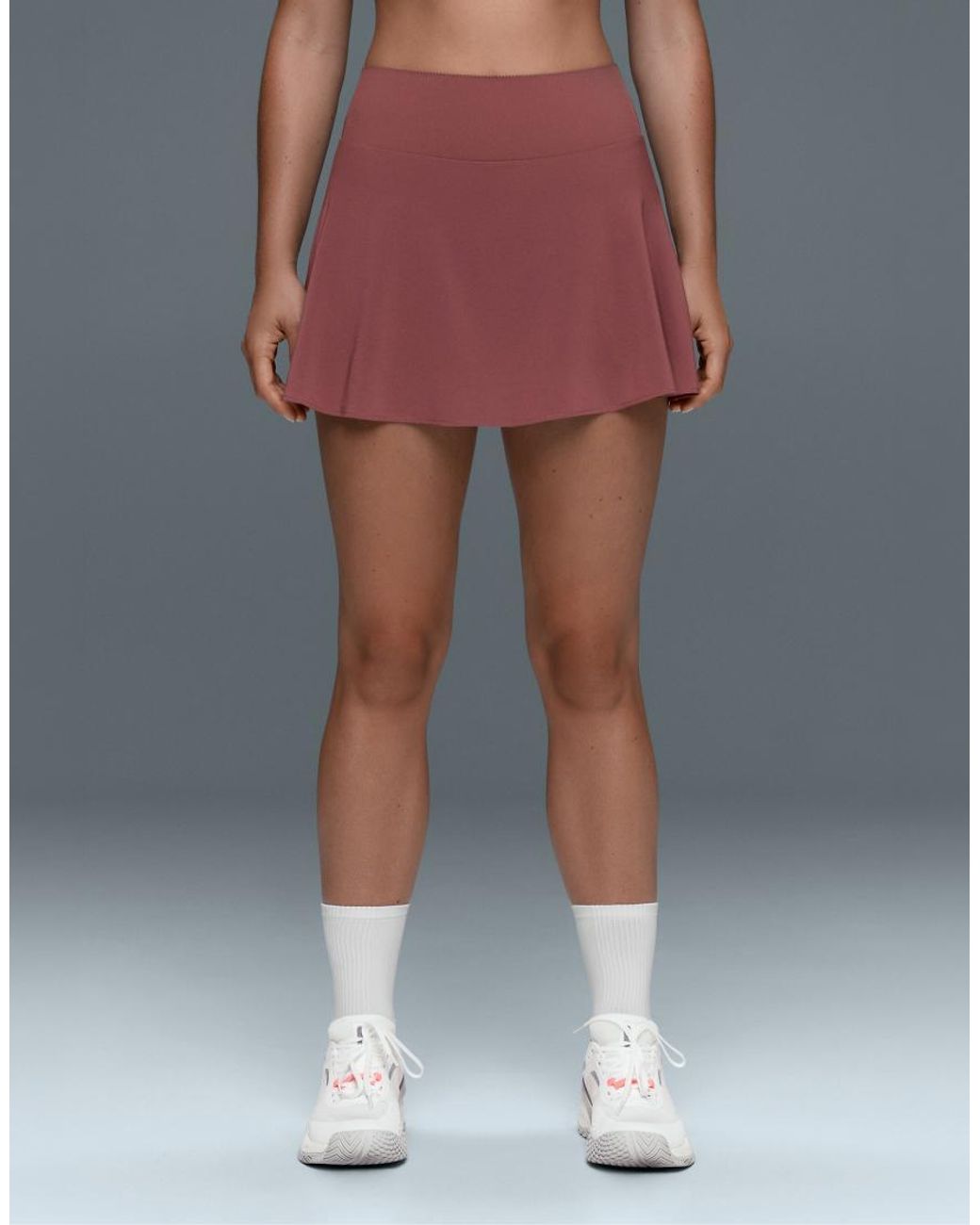 Oysho Gray High-rise Compressive Skirt