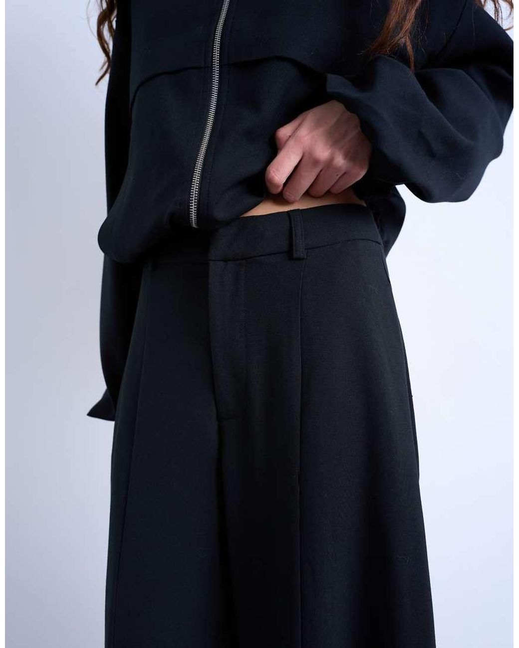 TOPSHOP Blue Co Ord Barrel Trouser