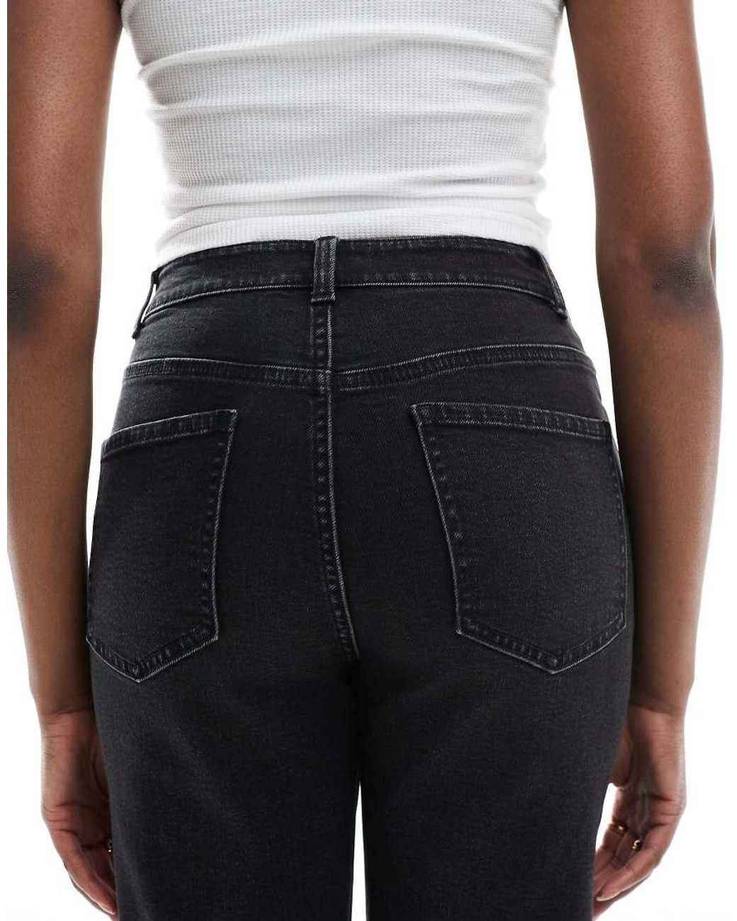 ASOS White Asos Design Tall Slim Fit Mom Jeans