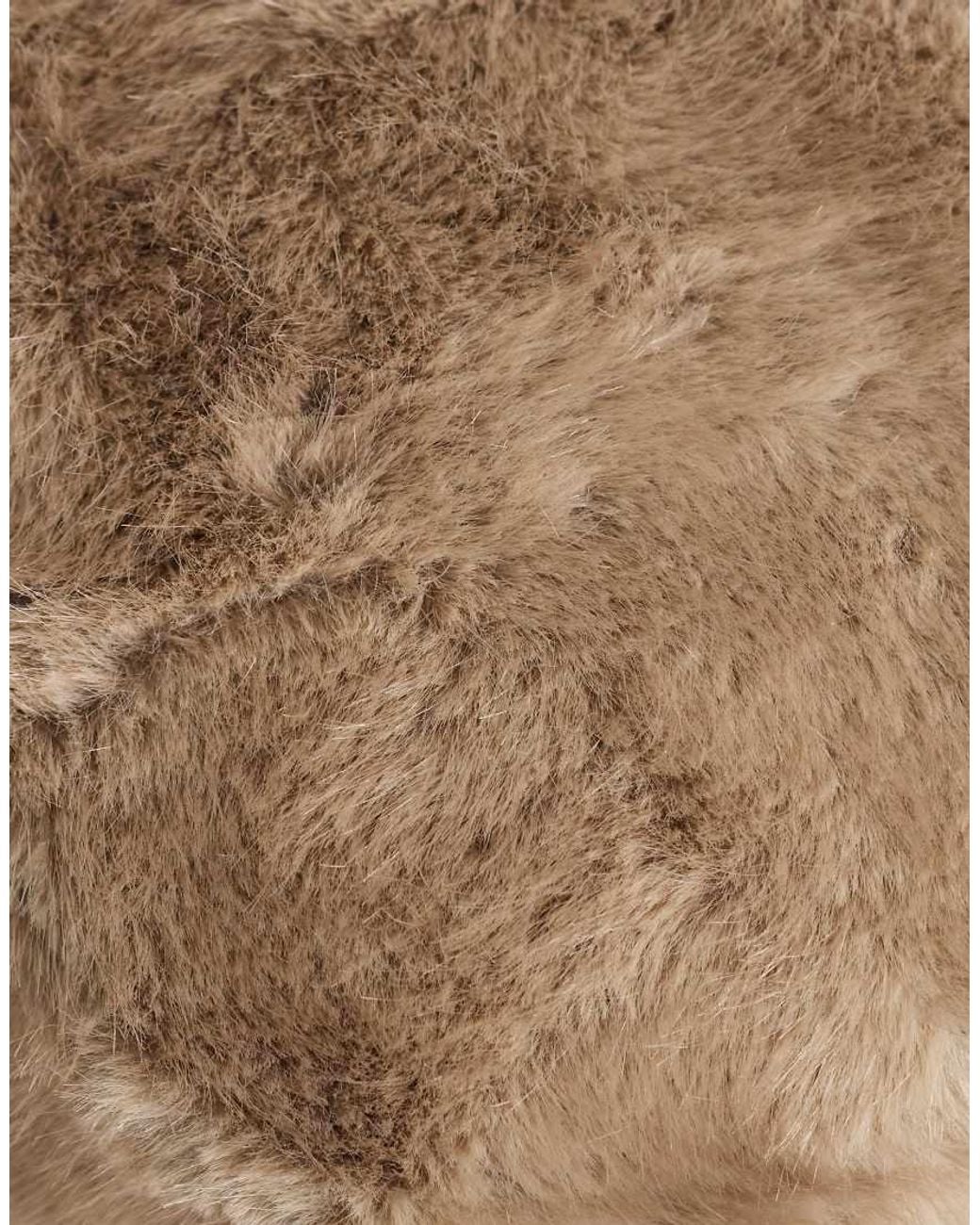 Adidas Originals Natural Faux Fur Bucket Hat