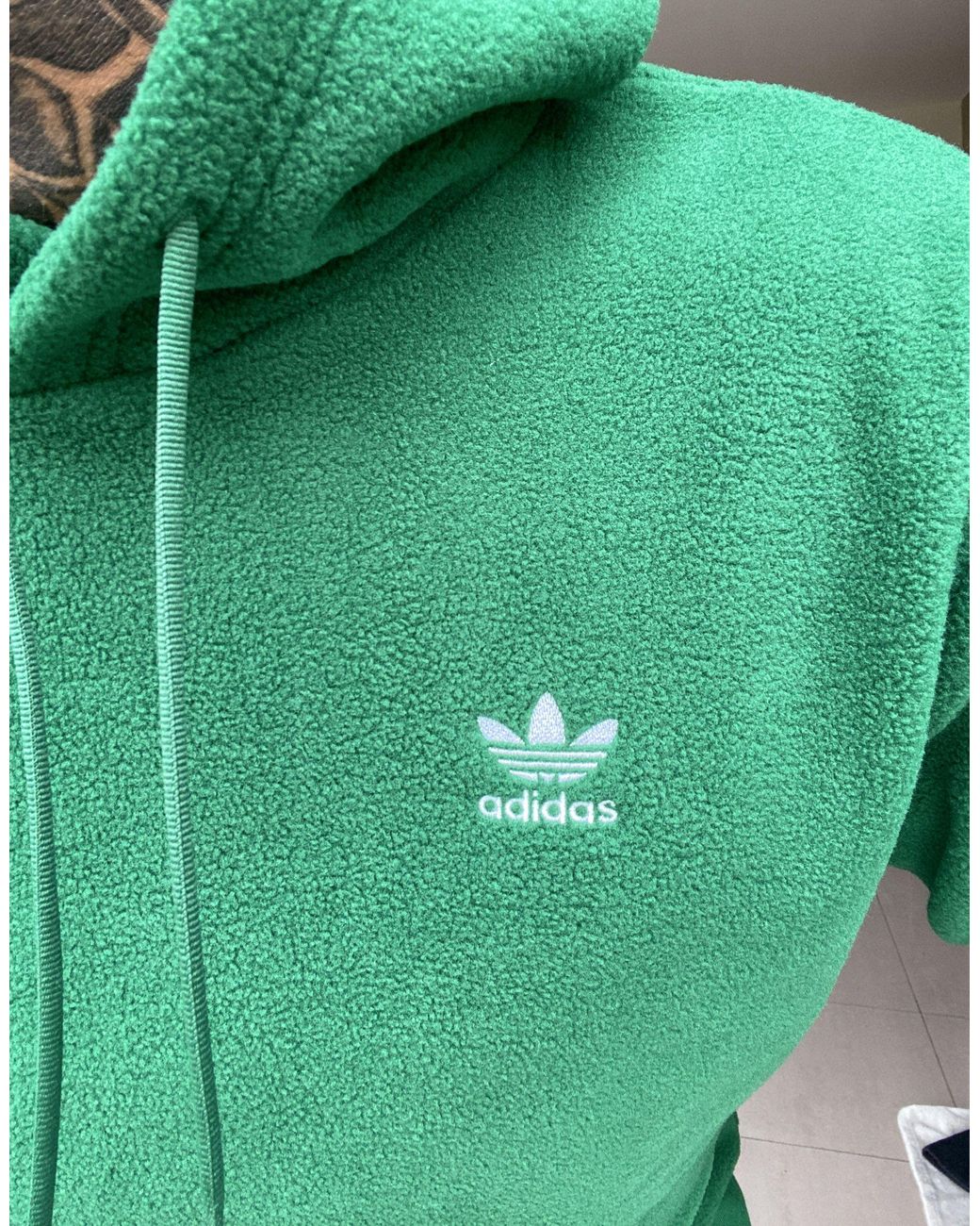 Sweat à capuche en polaire Polaire adidas Originals pour homme en coloris  Vert | Lyst