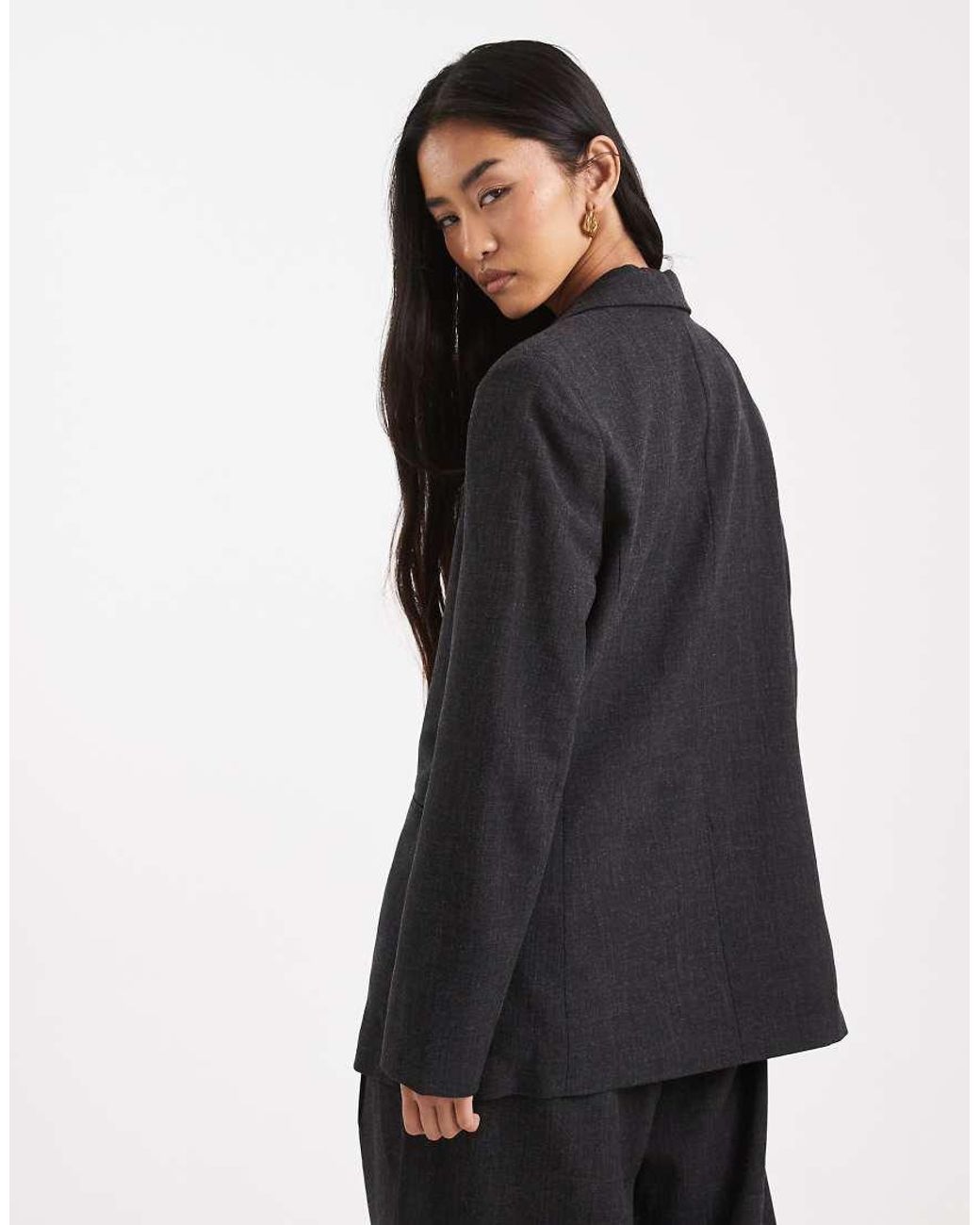 Vero Moda Black Oversized Fit Blazer Co-ord