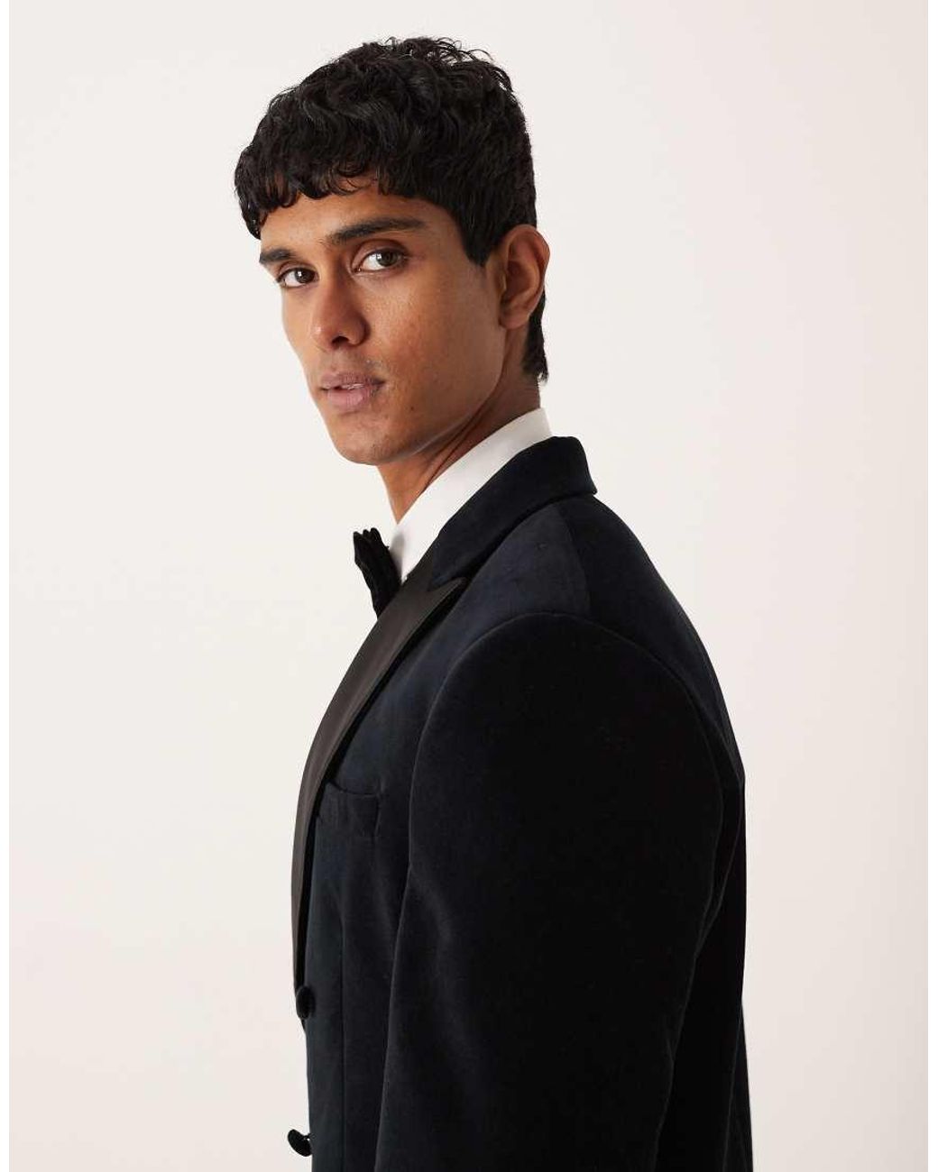 ASOS Black Regular Suit Tuxedo Jacket for men