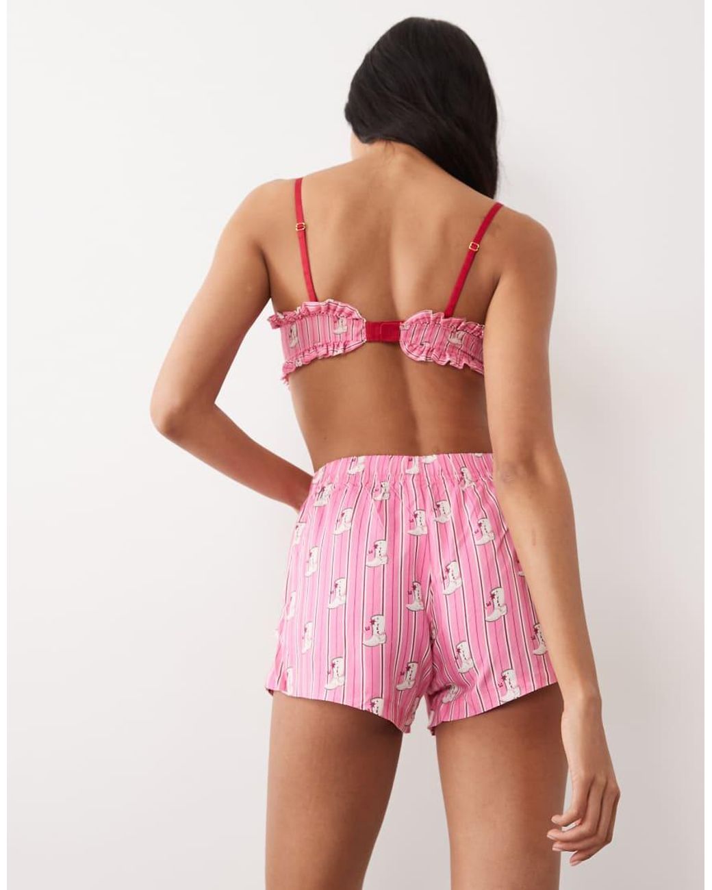 Wild Lovers Pink Ines Boxer Shorts