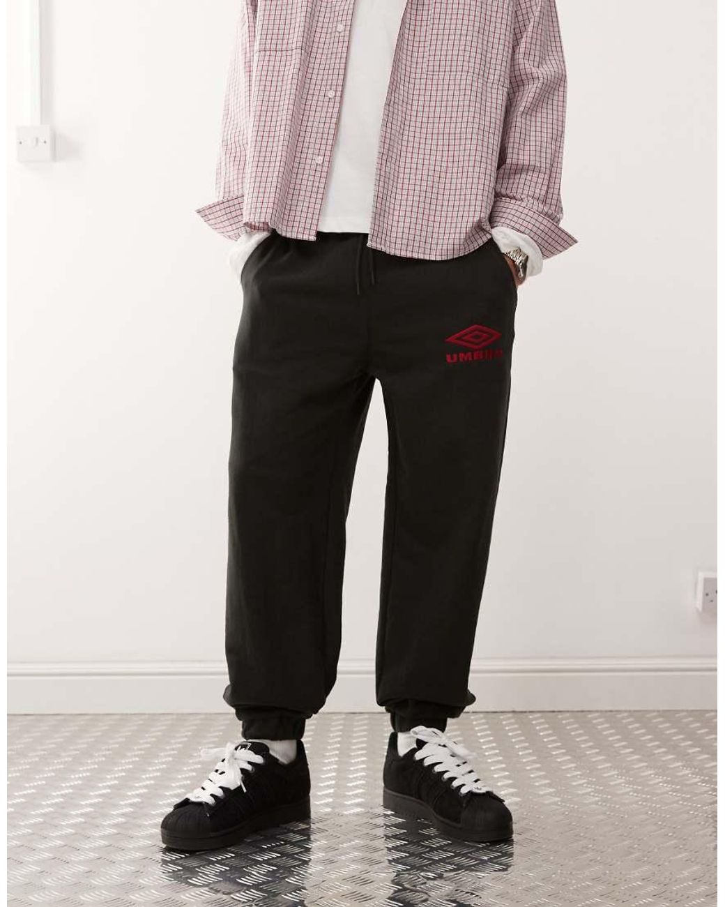 Umbro Pink Iconic jogger for men