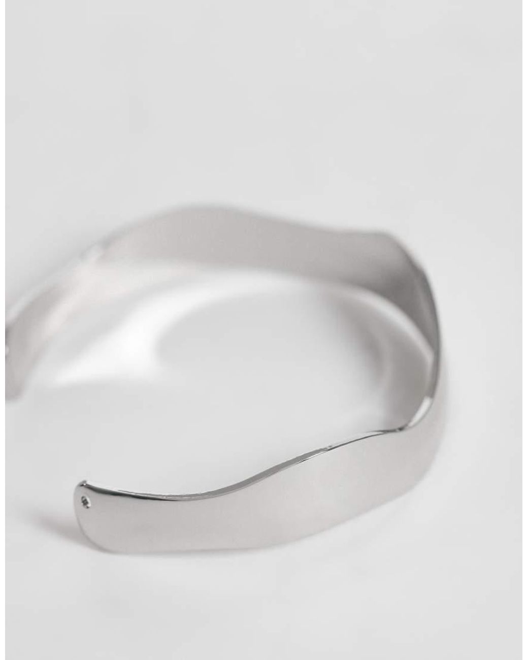 ASOS Gray Pack Of 2 Simple Cuff Bracelets