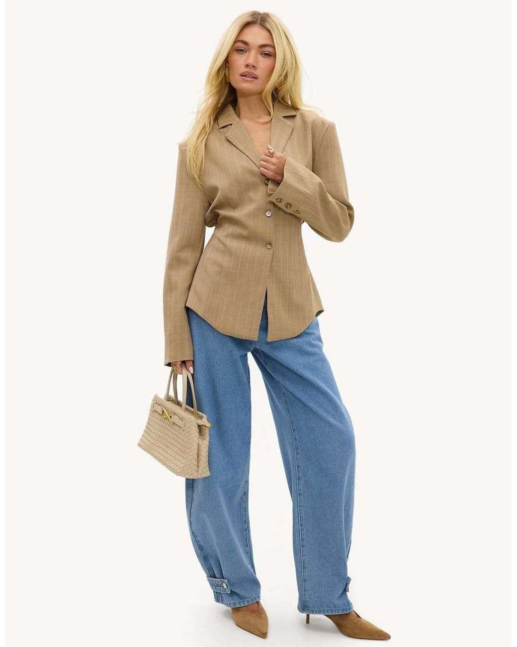 Loavies Natural Make It Blossom Blazer