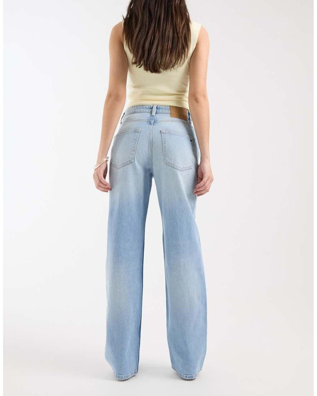 Tommy Hilfiger Blue Layla High Rise Slim Straight Fit Jeans