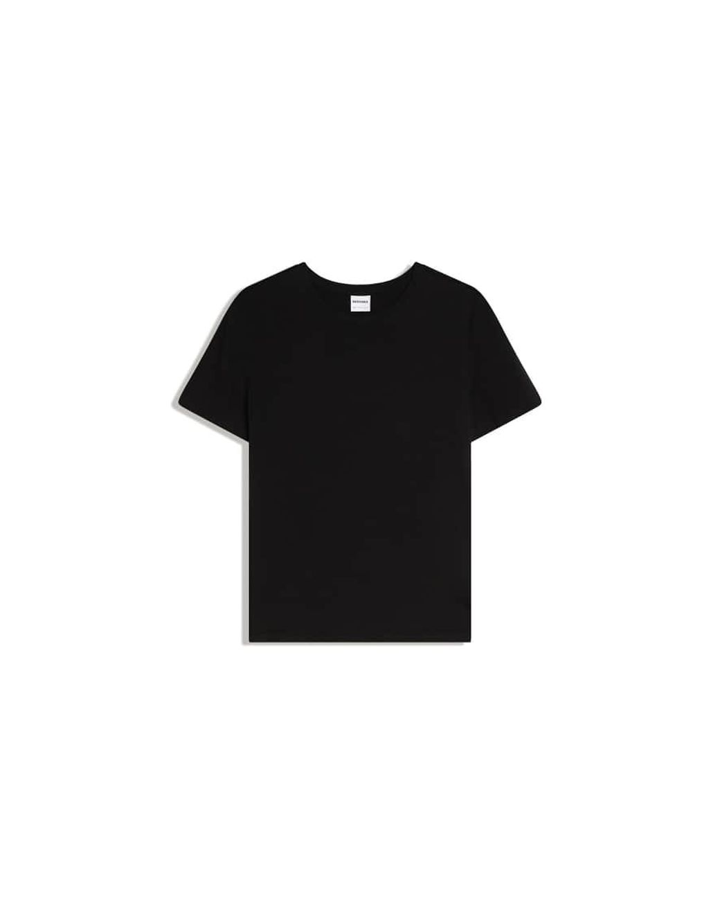 Bershka Black Basic Short Sleeve T-shirt