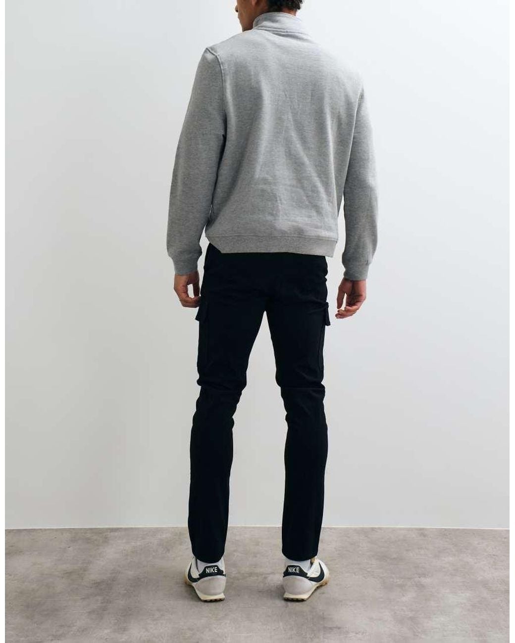 ASOS Gray Skinny Cargo Trousers for men