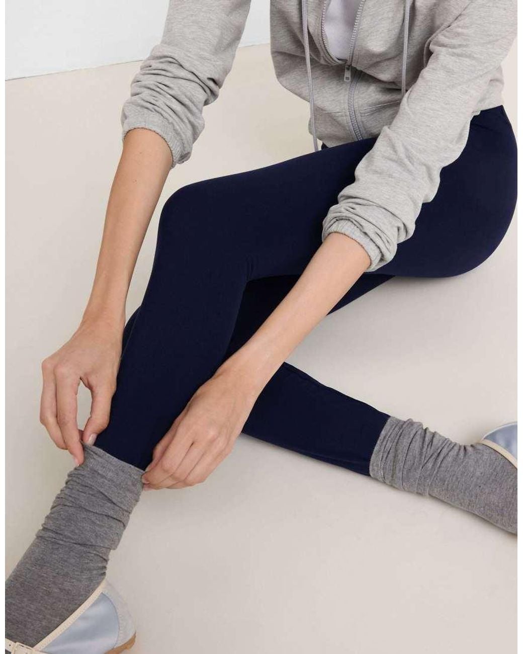 Calzedonia Blue Ultra Comfort Soft Touch Leggings