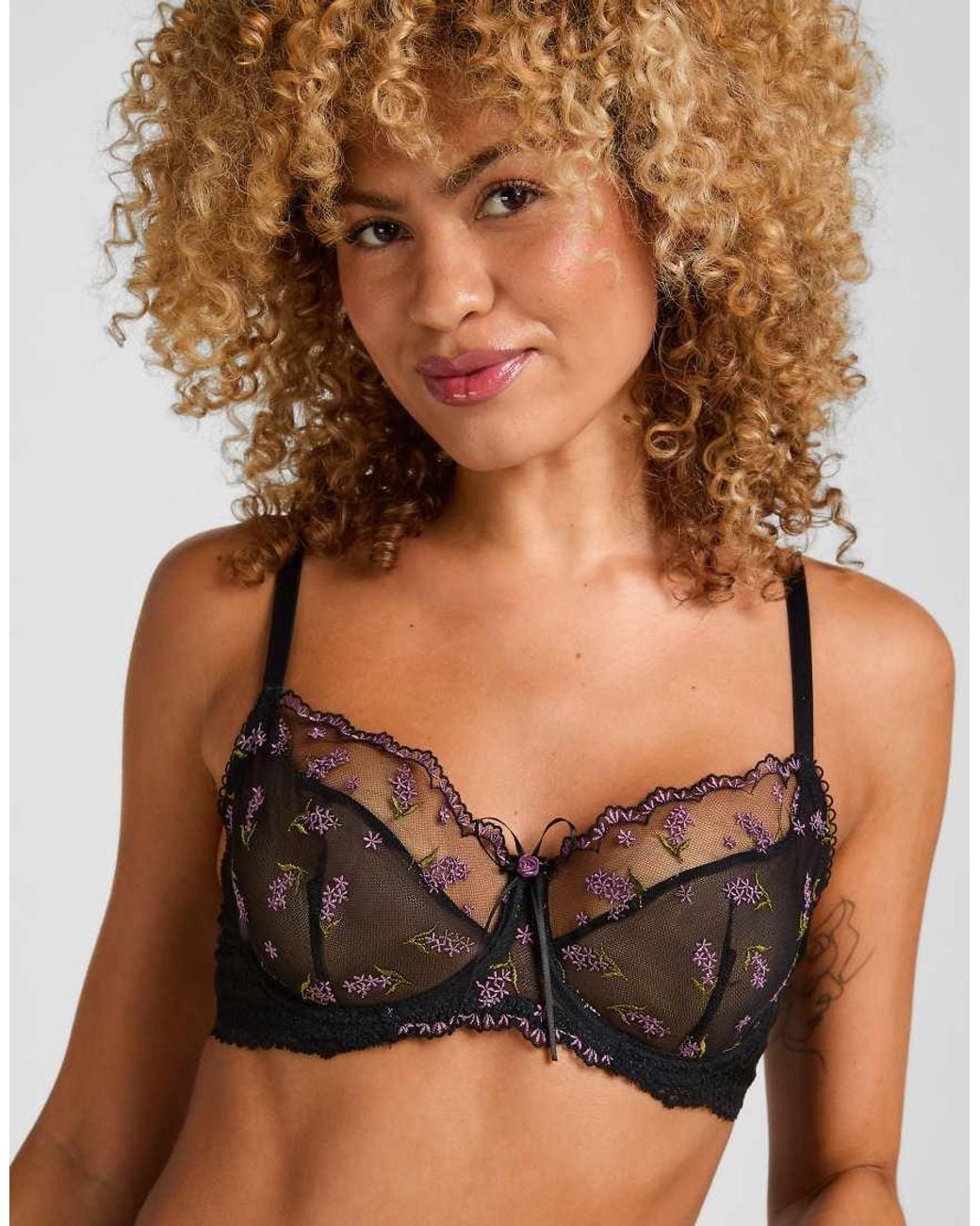 Hunkemöller Black Non-Padded Underwired Bra Iris