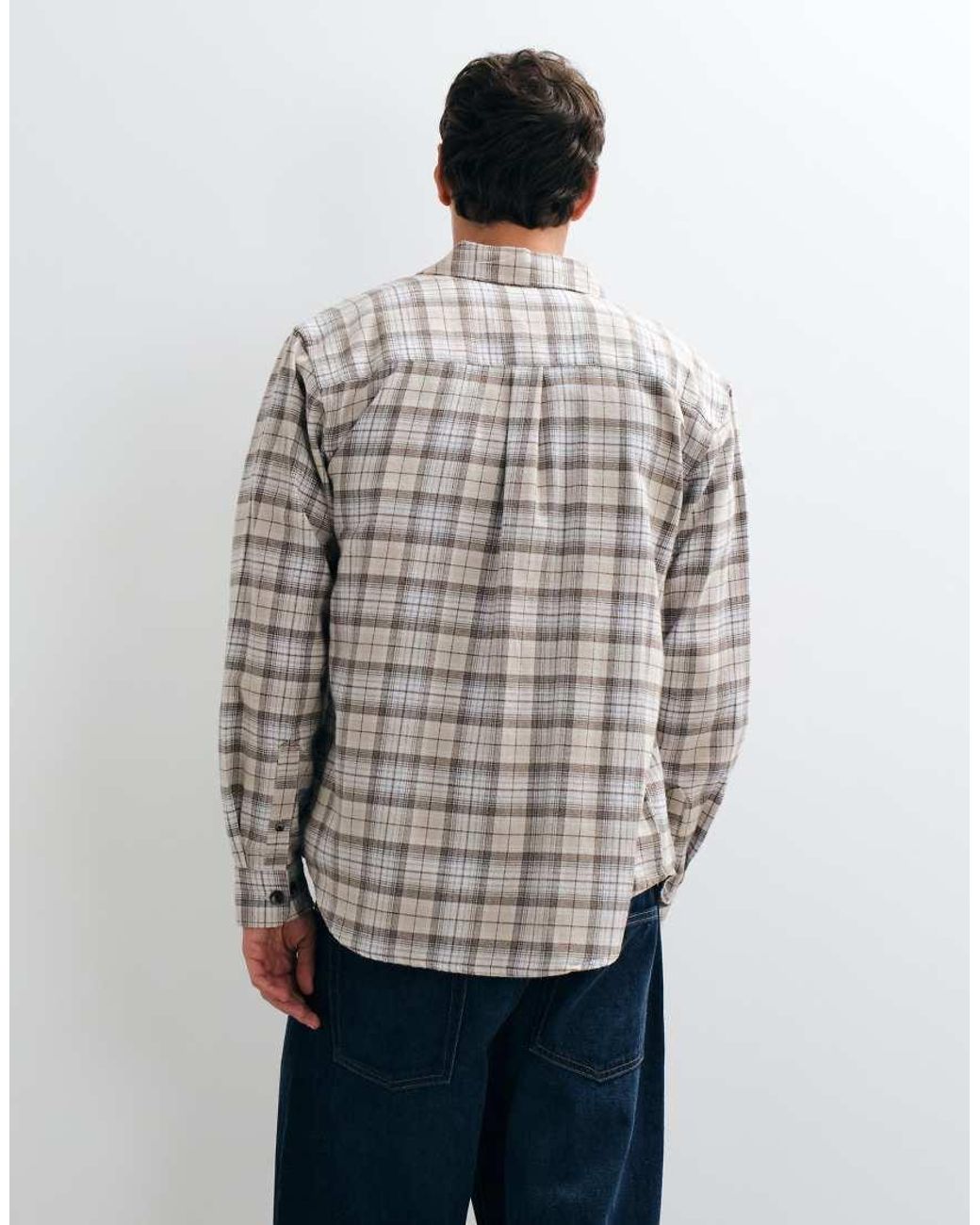 Only & Sons Gray Loose Fit Shirt for men