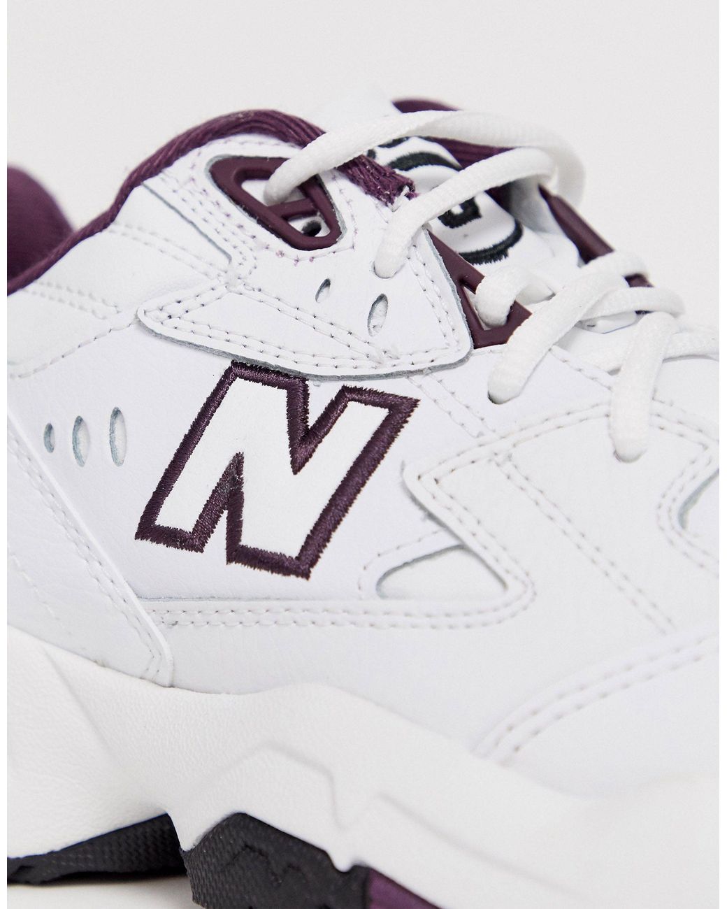 New Balance 608 - Sneakers Met Dikke Zool in het Wit | Lyst NL