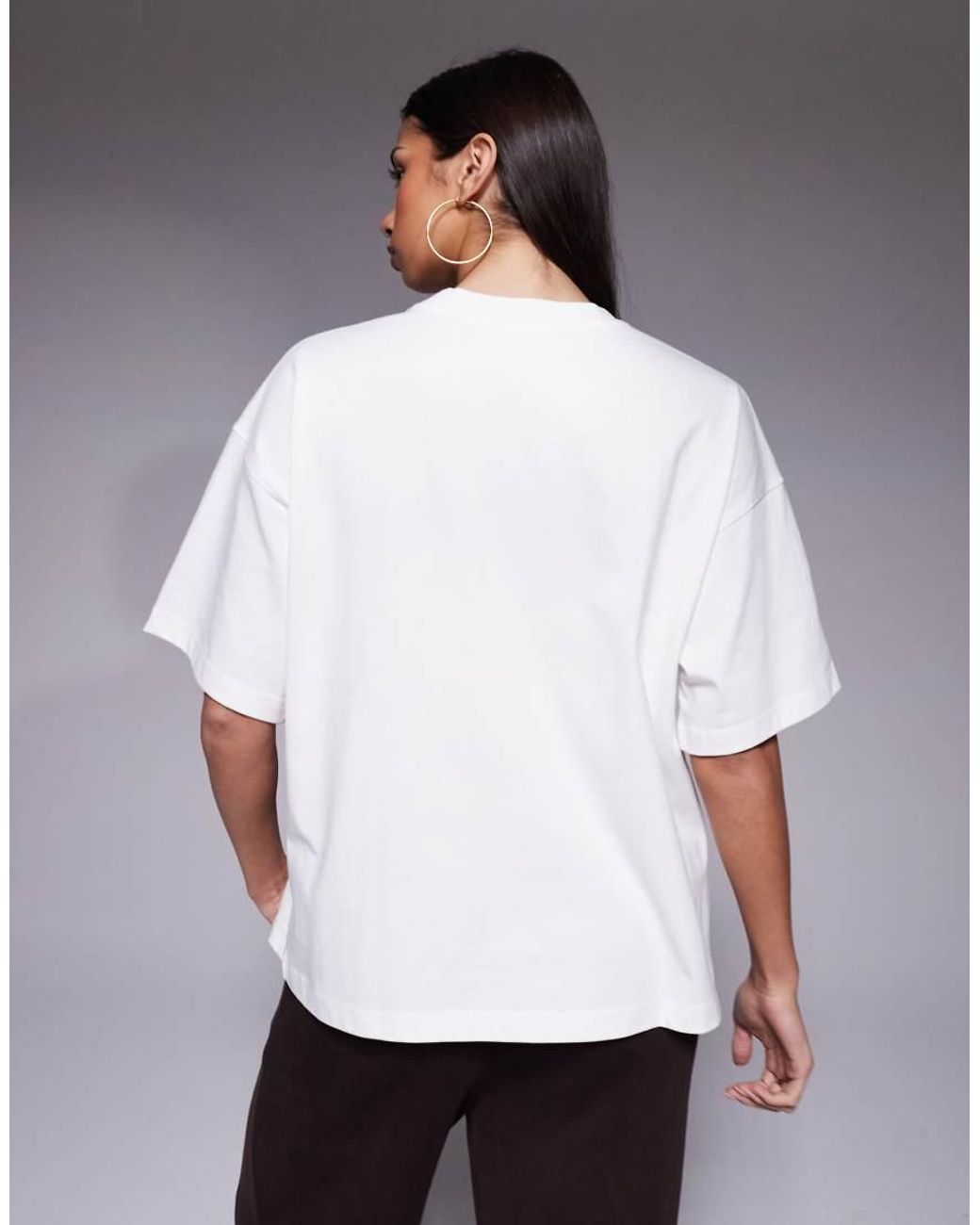 The Frolic Gray Exclusive Cotton Dropped Shoulder 'coffee' Graphic Front Oversized T-shirt