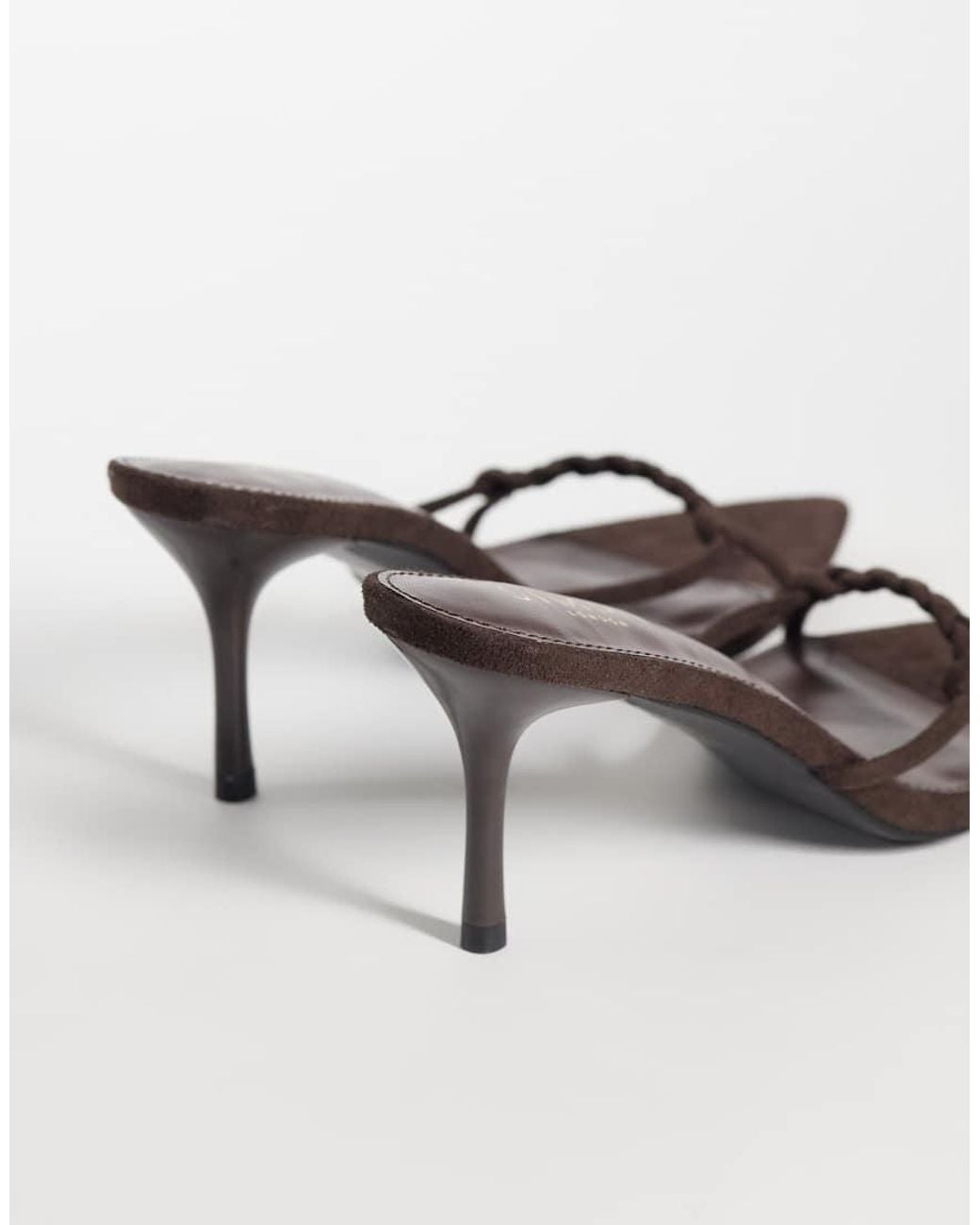 SIMMI Natural Simmi London Jamala Braided Heeled Mules