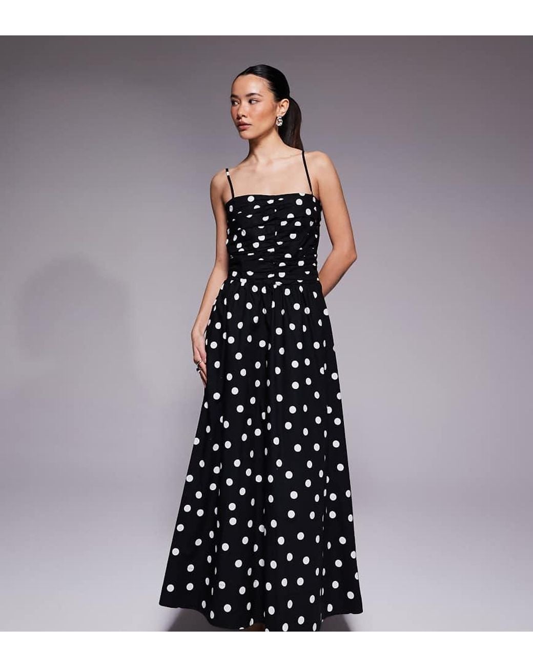 Forever New Blue Cotton Cami Maxi Dress
