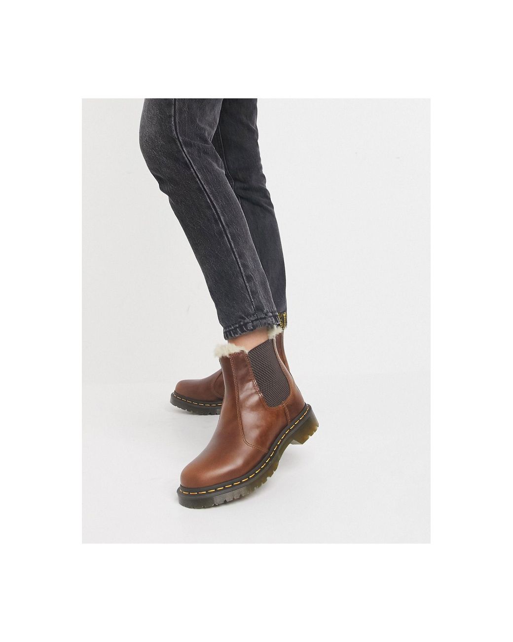 Dr. Martens 2976 Leonore Orleans in Brown | Lyst Australia