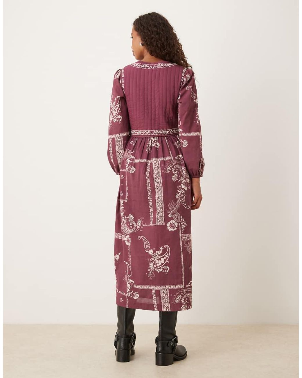 Nobody's Child Pink Monroe Waistcoat Midi Dress