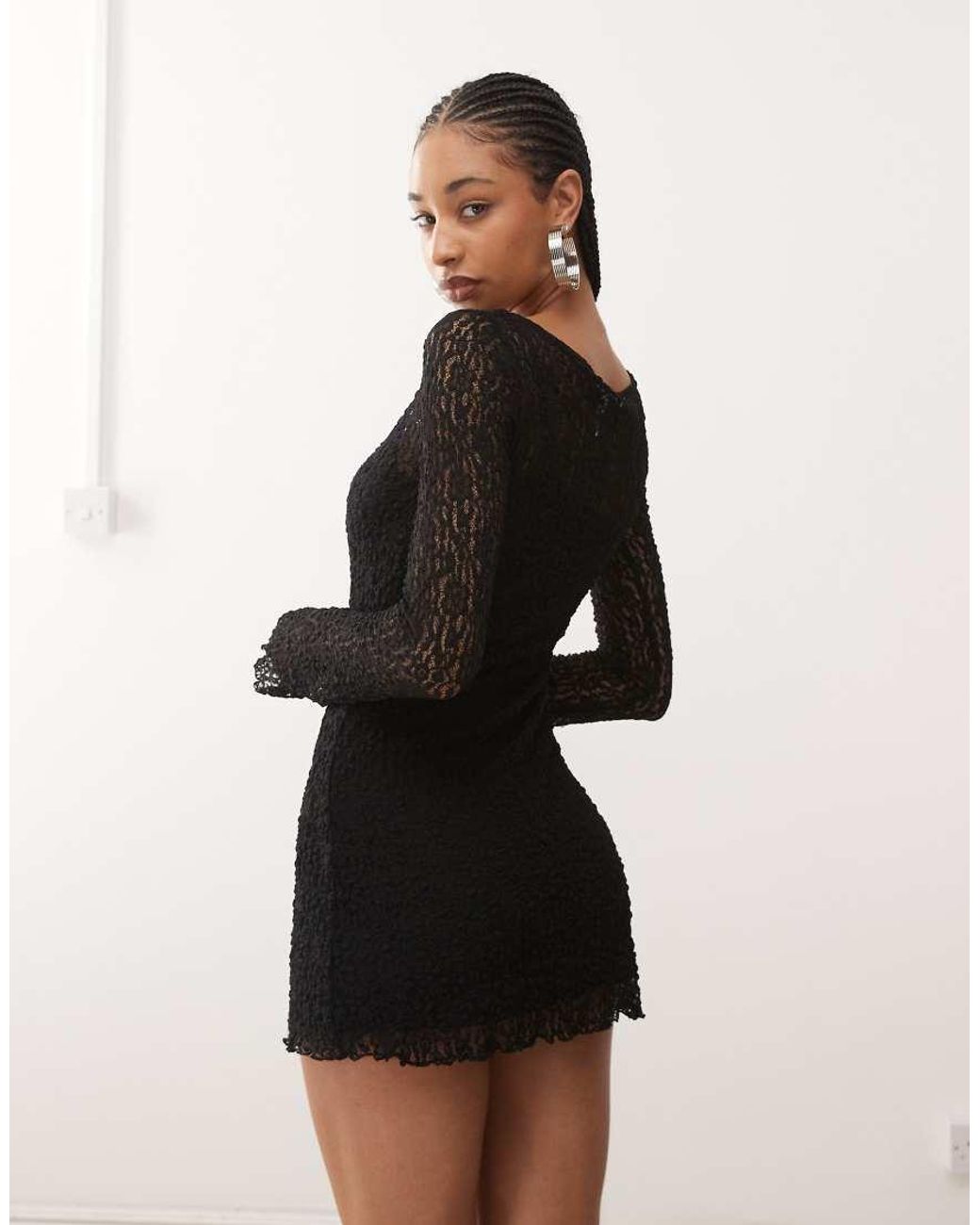 knee length dresses for ladies Monique Embroidered Lace Maxi Dress main image 1