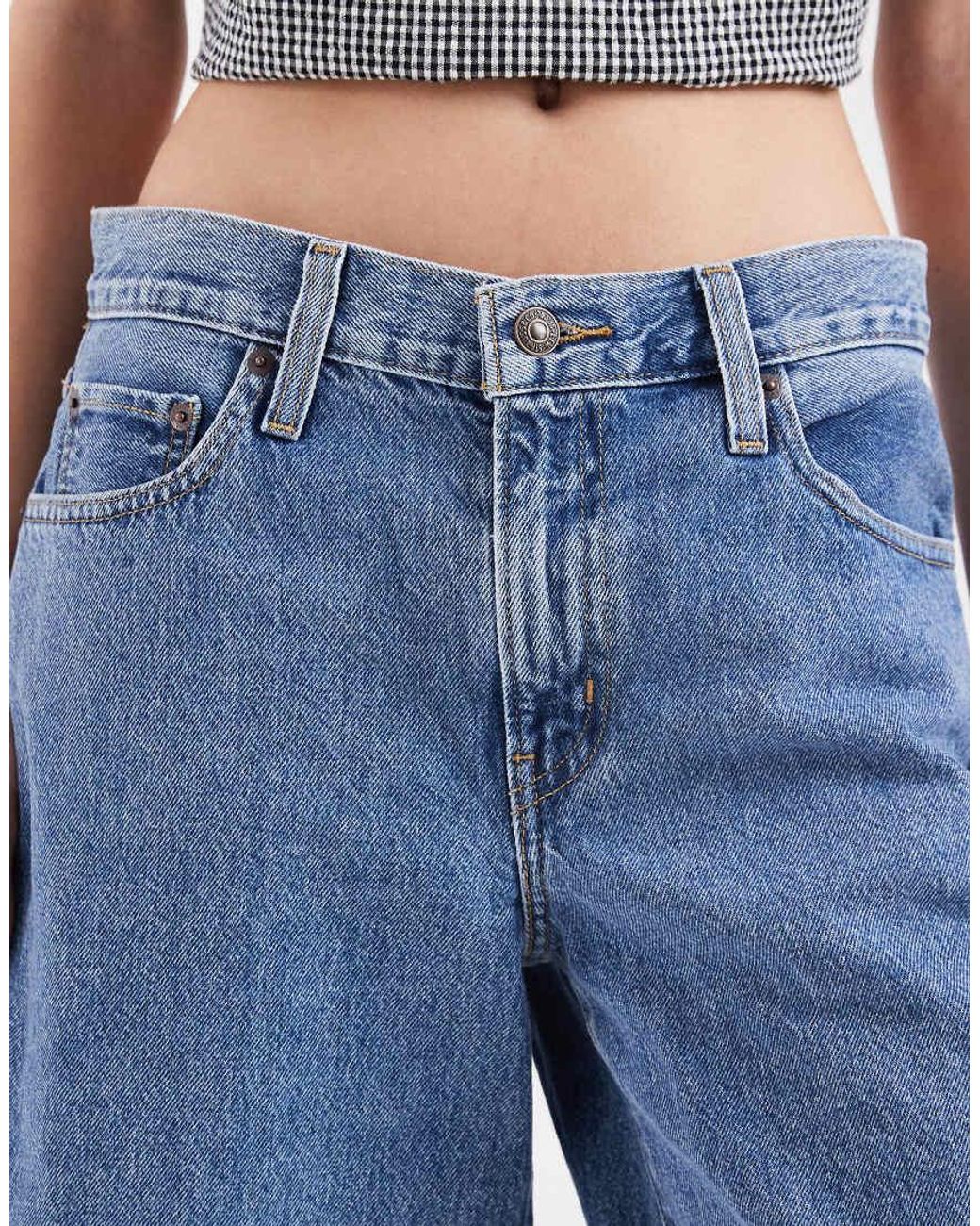 Levi's Blue Middy Denim Jorts