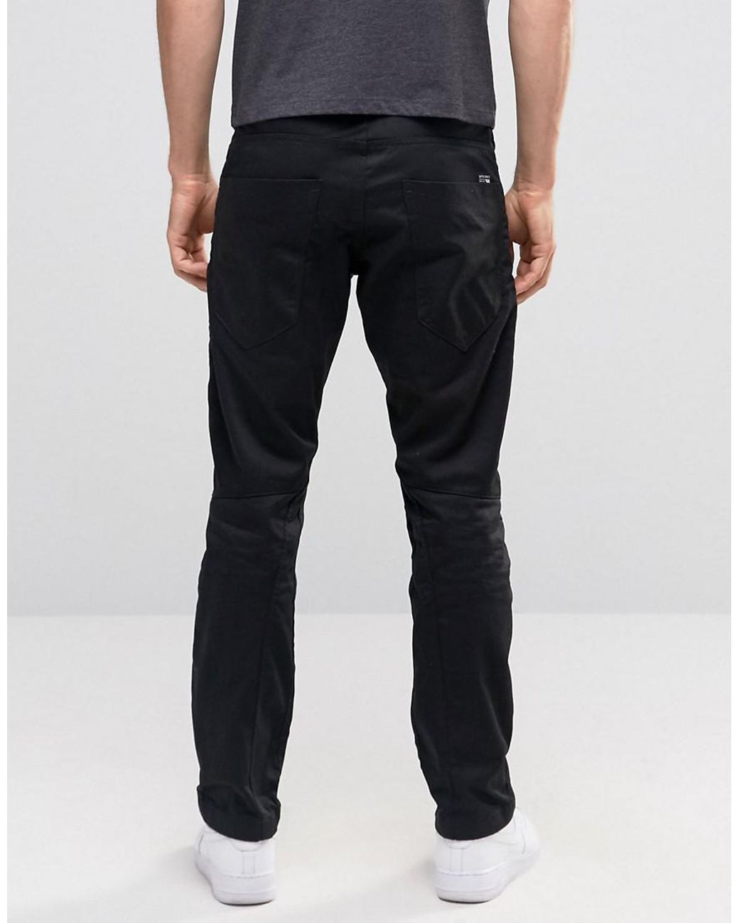 Jack & Jones Denim Intelligence Anti Fit Jeans With Engineered Detail In  Coated Black for Men | Lyst