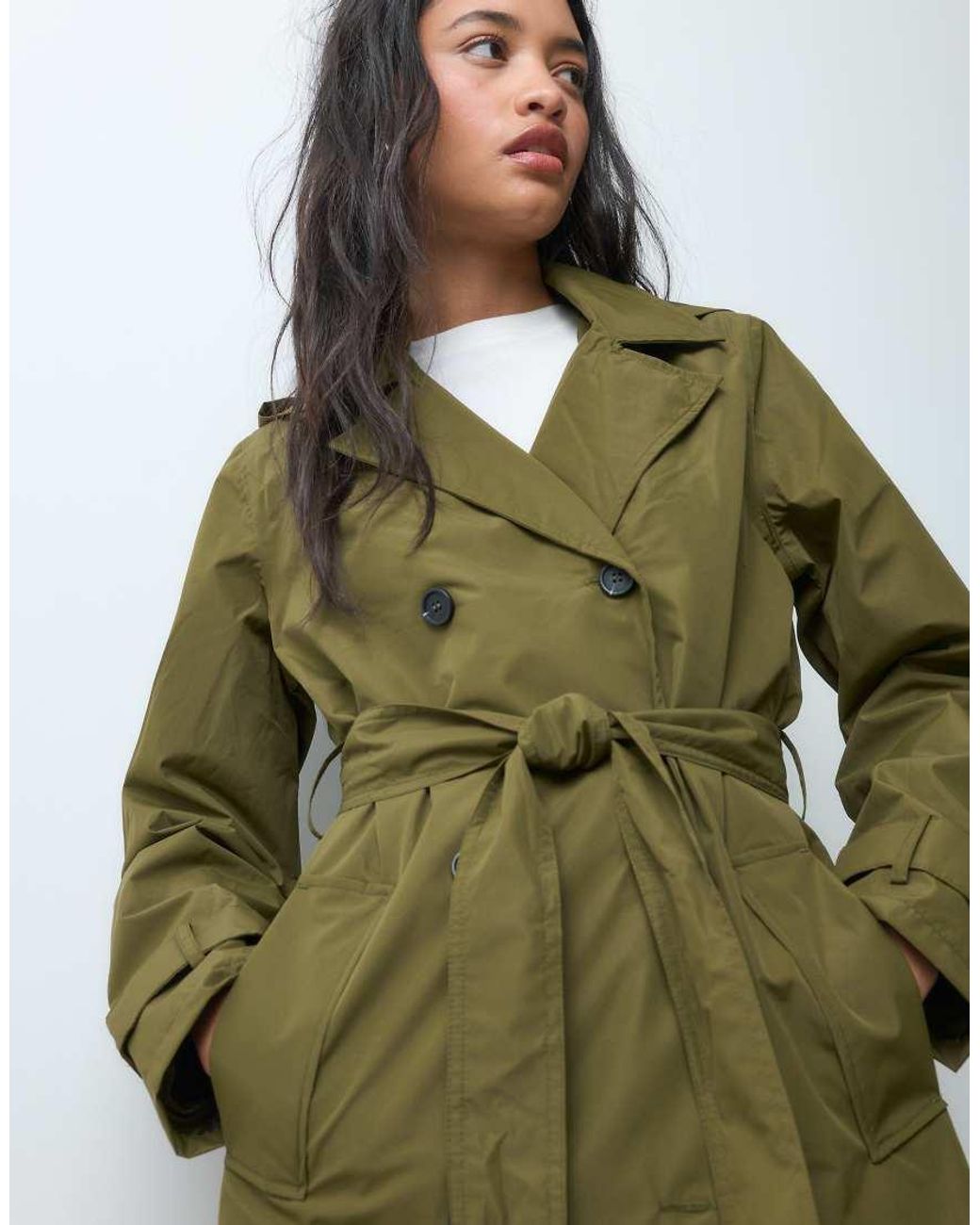 Regatta Green Sofia Trench Waterproof Coat