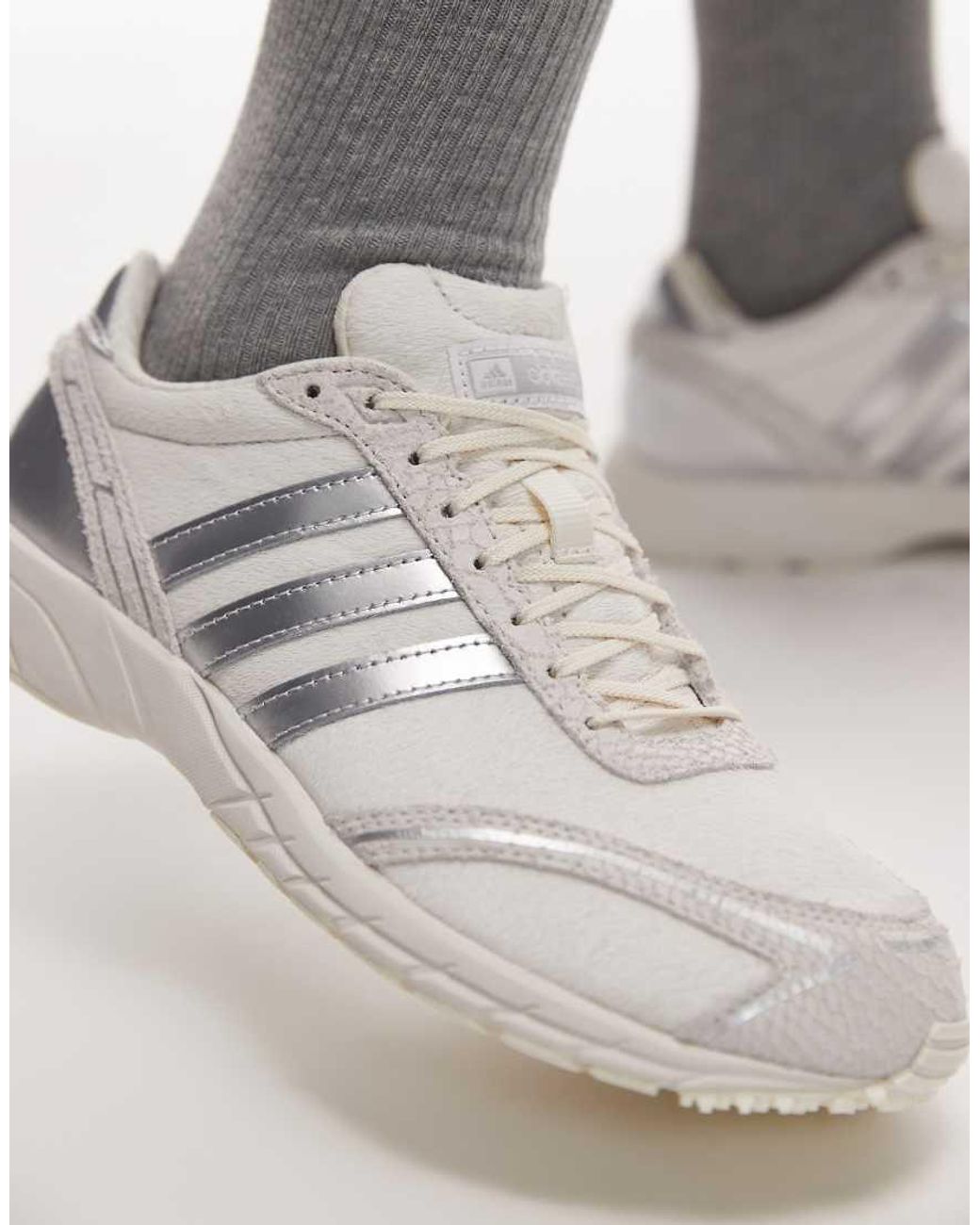 Adidas Originals Gray Adios Og Trainers for men