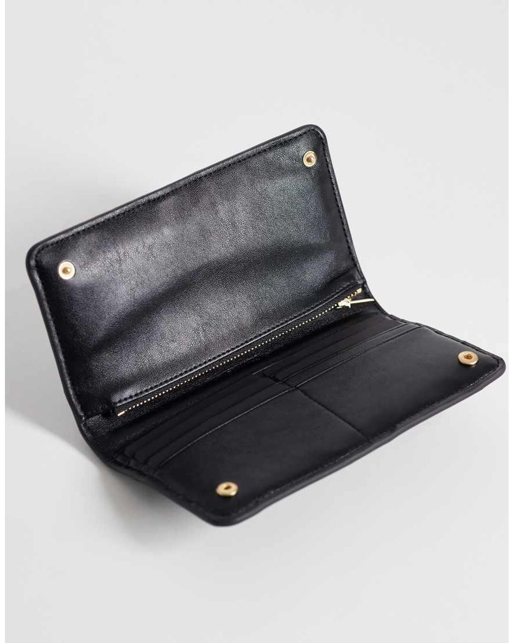 Calvin Klein Blue Woven Passport Holder