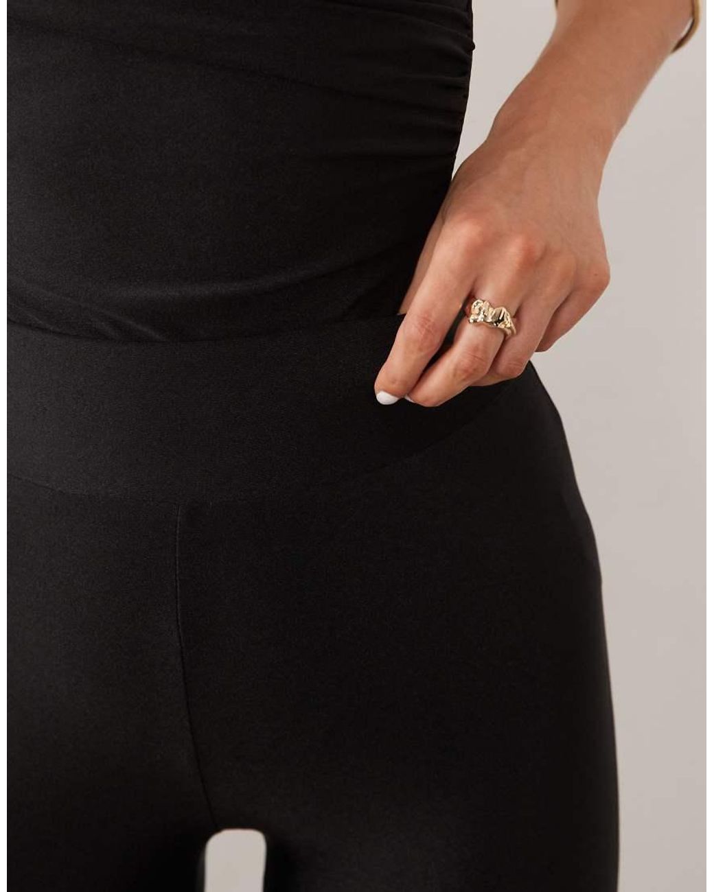 Ruched & Ready Black Made You Look Sculpting High Shine leggings