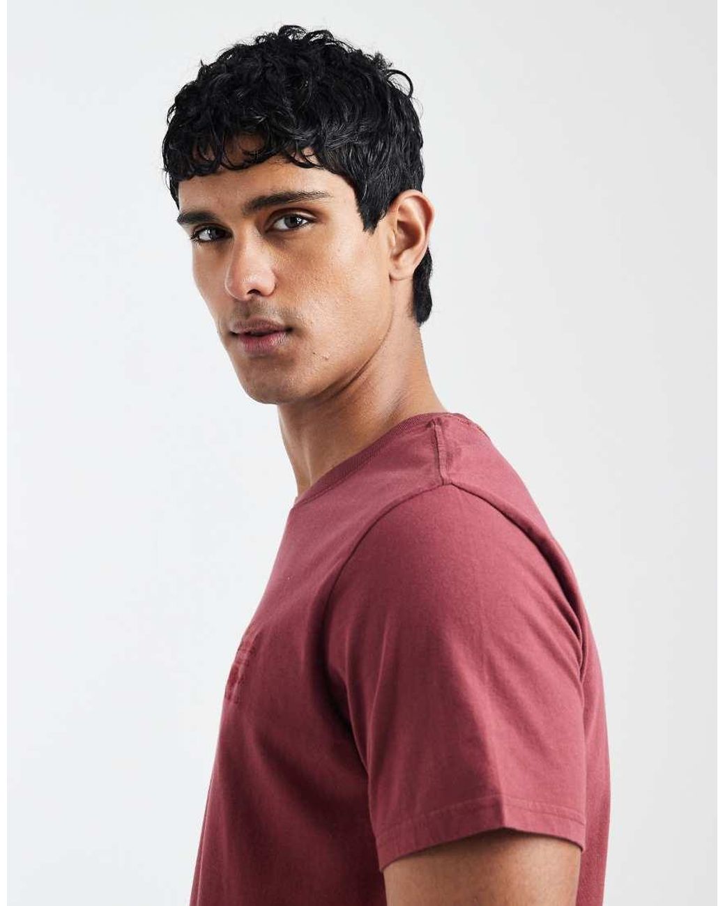 Levi's Red Embroide Chest Logo Relaxed T-shirt for men