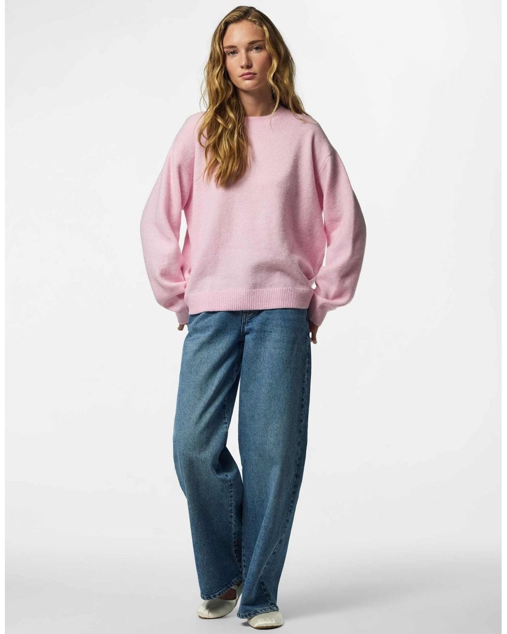 Pieces Pink – strickpullover
