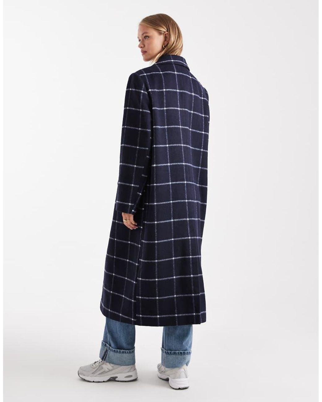 ASOS Blue Longline Formal Coat