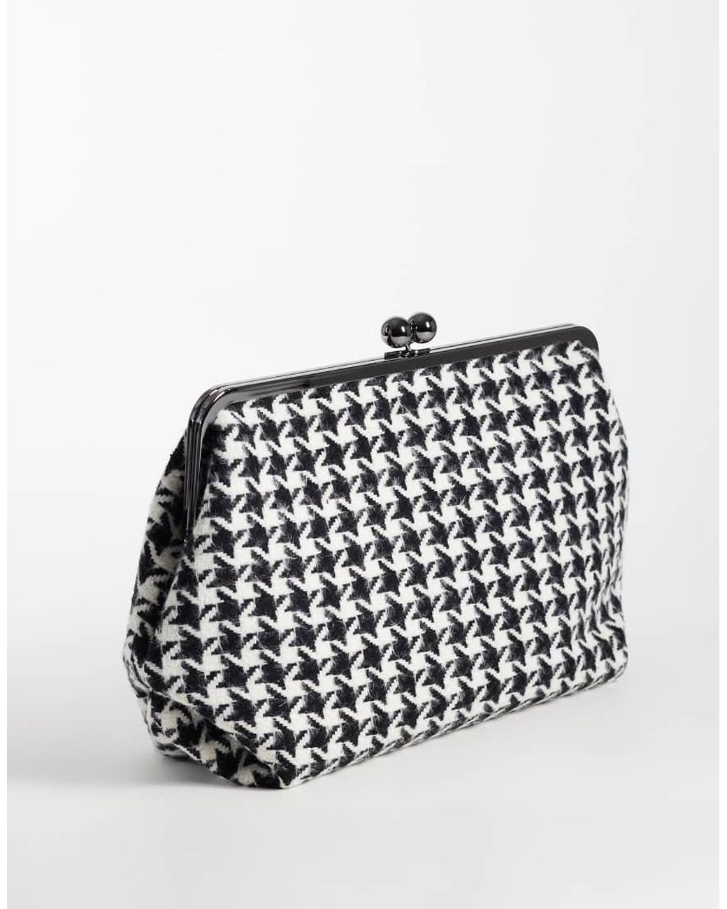 ASOS Black Oversized Frame Clutch Bag