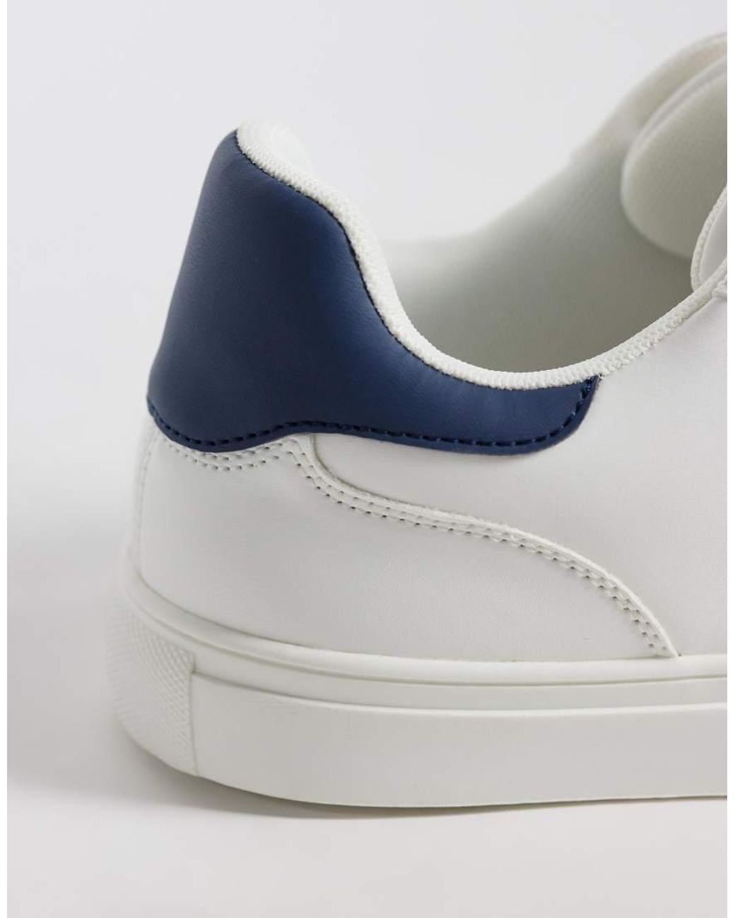 ASOS White Classic Lace Up Sneakers for men