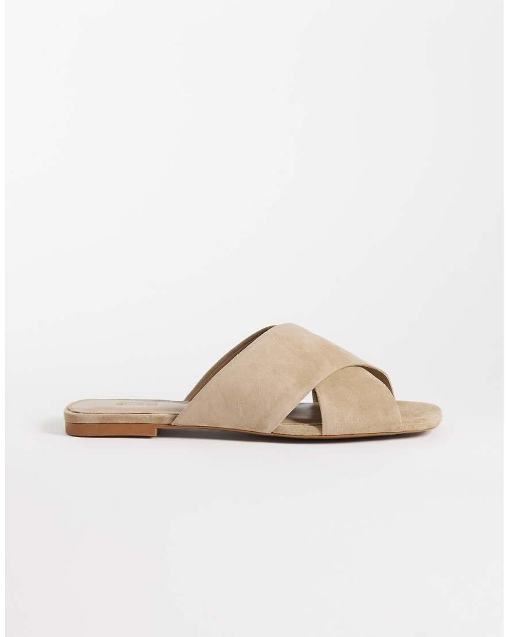& Other Stories Multicolor Premium Suede Flat Sandals