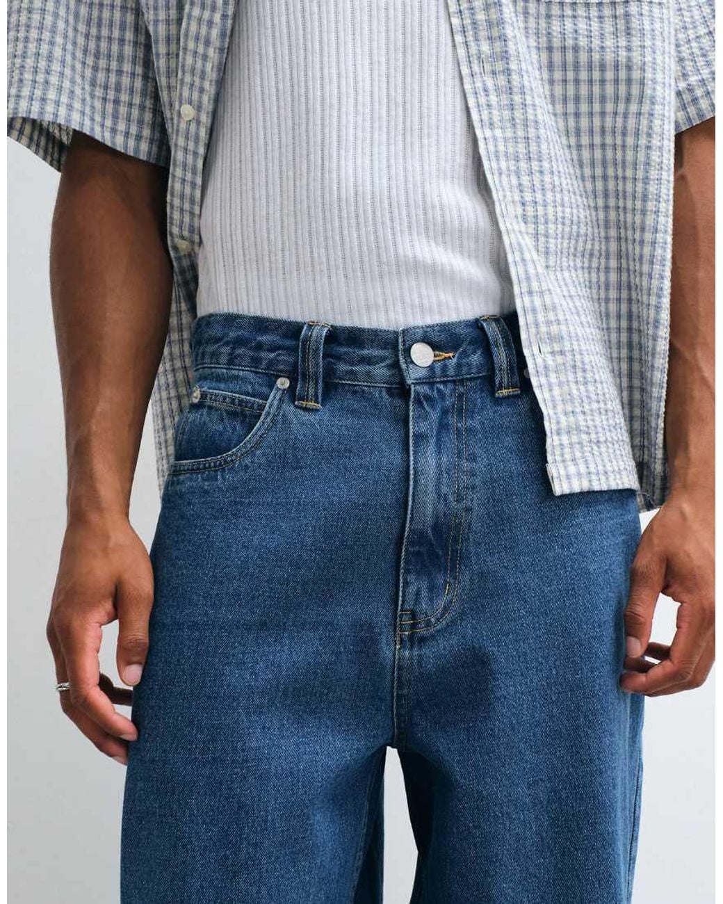 Santa Cruz Blue Loose Fit Jeans for men