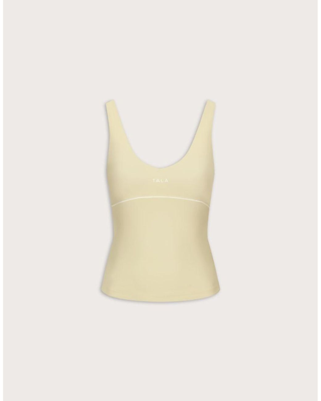 Tala Natural Skinluxe Contrast Piping Singlet