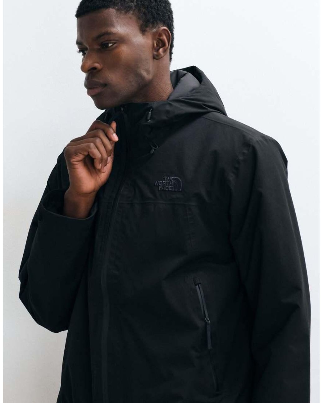 The North Face Black Range Lt Hooded Jacket for men