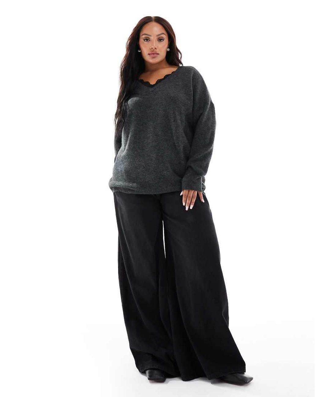 ONLY Black Reversible Jumper