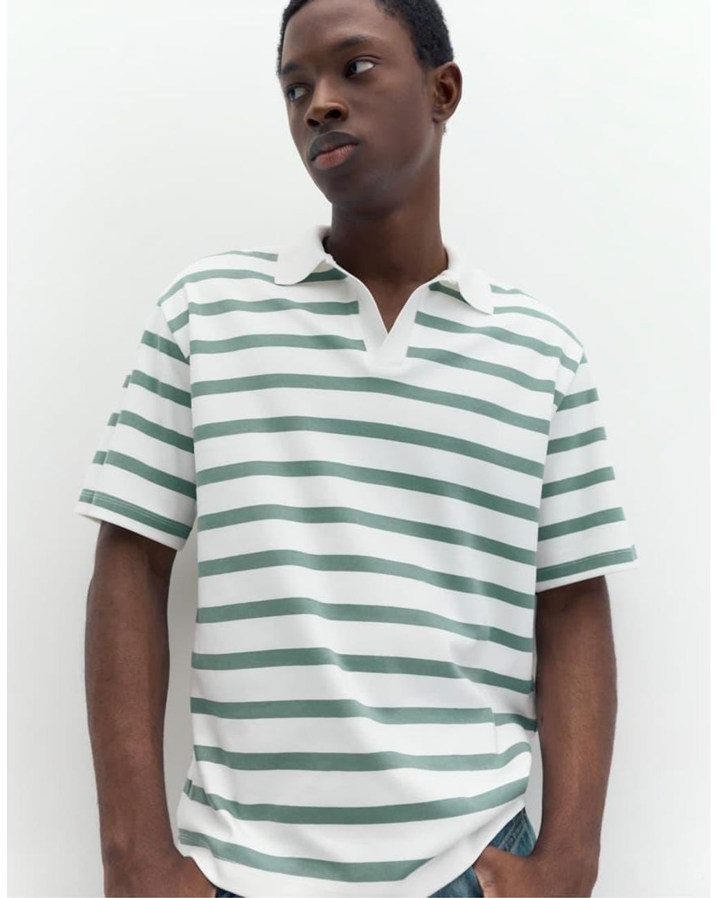 Pull&Bear Multicolor Short Sleeve Interlock Polo Shirt for men