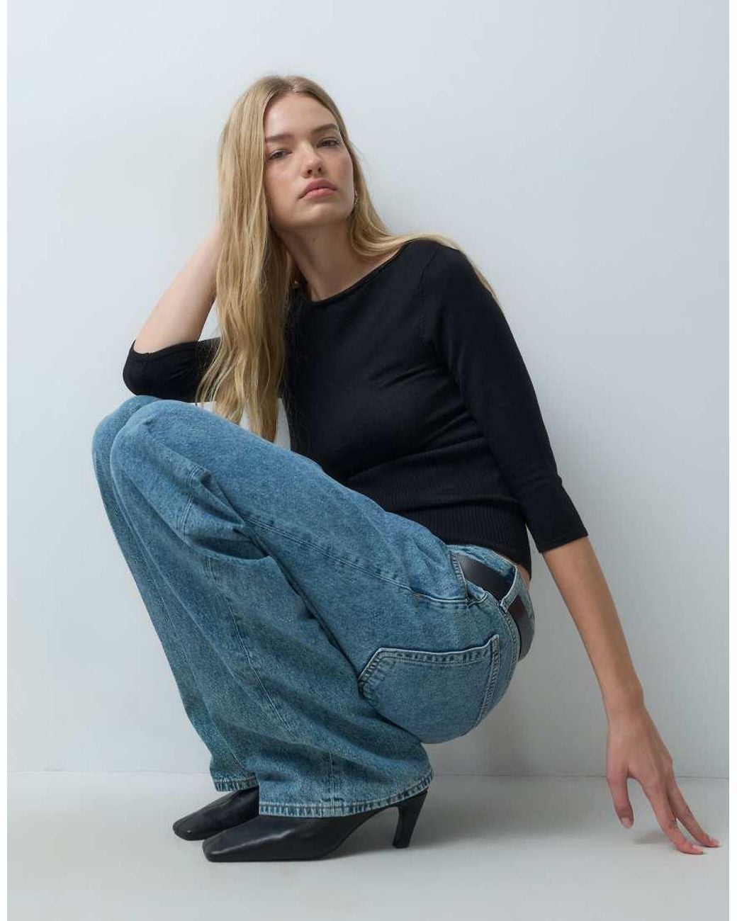 Cotton On Blue Boat Neck Knit