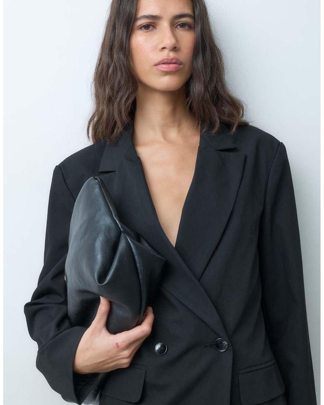 Miss Selfridge Blue Oversized Blazer