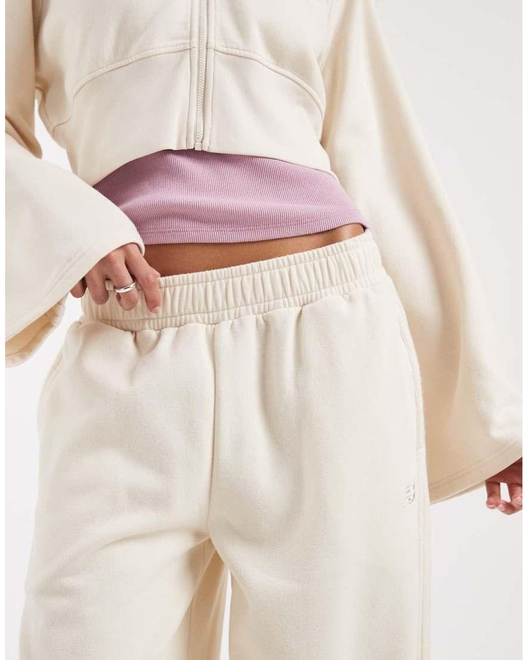 New Balance Natural Brushed Coastal Fleece Pant