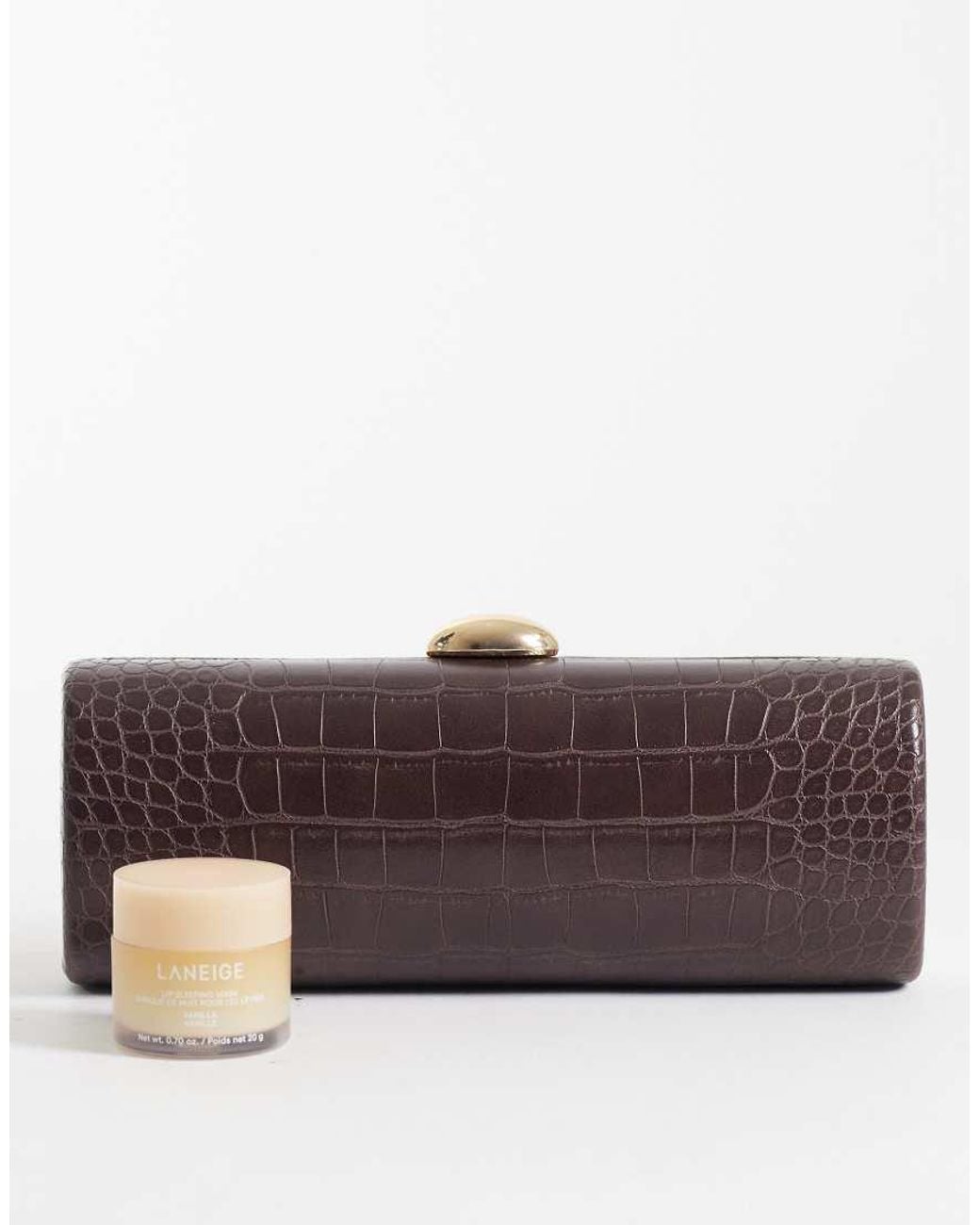 Glamorous Brown Clutch Bag