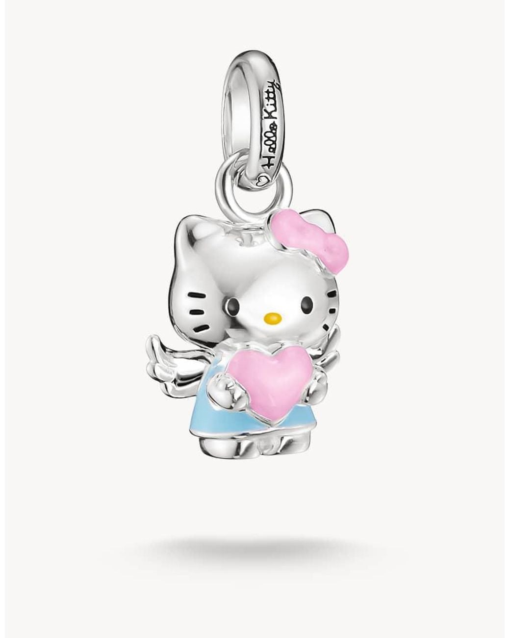 Thomas Sabo White Hello Kitty Angel Charm With A Heart – Connect
