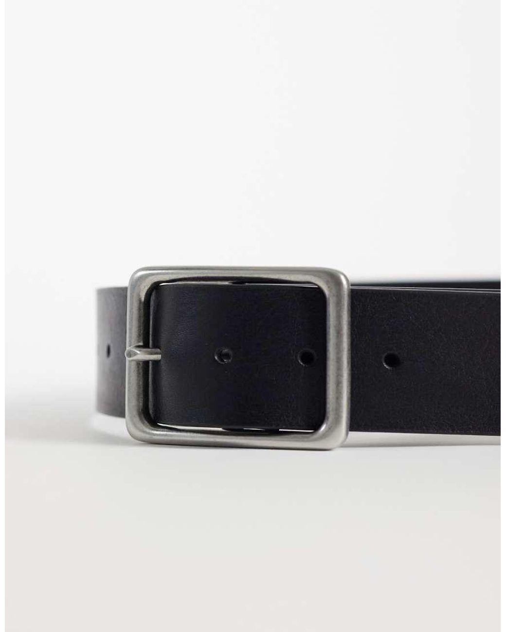 Levi's Multicolor Wide Rectangle Buckle Leather Belt