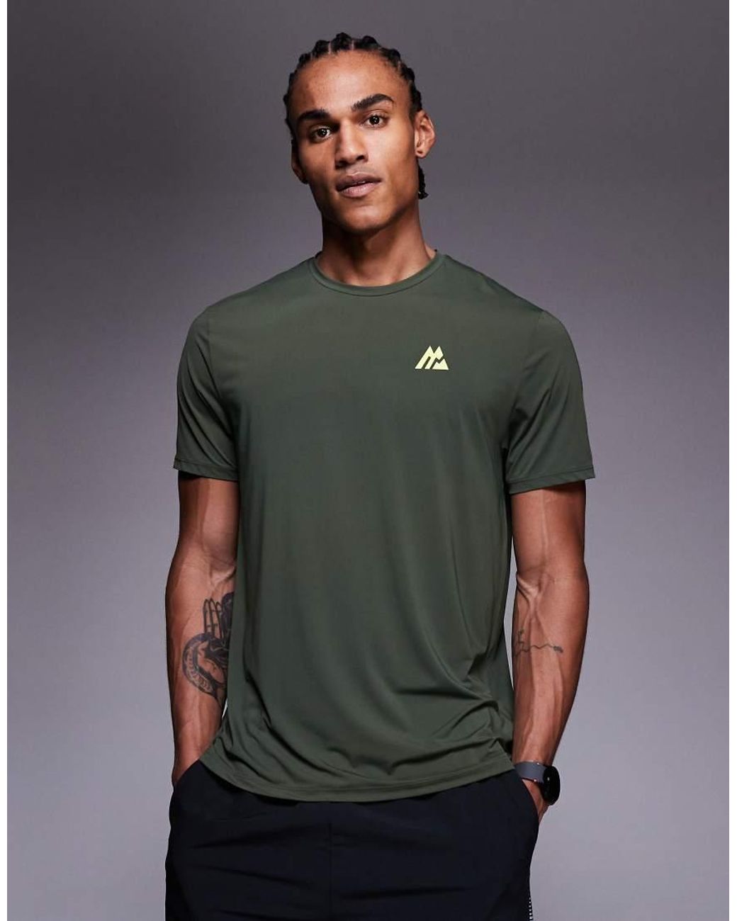 MONTIREX Gray Shatter Back Print T-Shirt for men