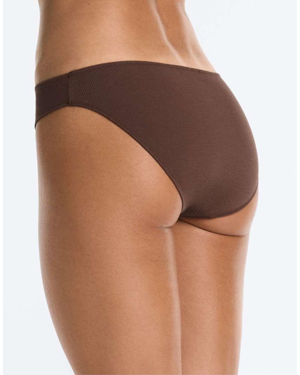 Oysho White 5 Cotton Blend Classic Briefs